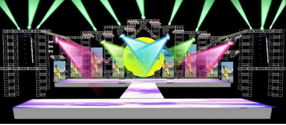 迎新晚会舞台布置